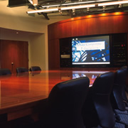 Woodpecker Enterprises: Custom Conference, Boardroom, Video Conferencing Table - Cherry