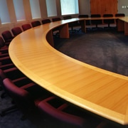 Woodpecker Enterprises: Custom Boardroom Table (Detail)